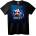 NOONEBRAND Тениска Rocky с американски флаг - 2XL, White