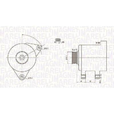 Generátor MAGNETI MARELLI 063731569010