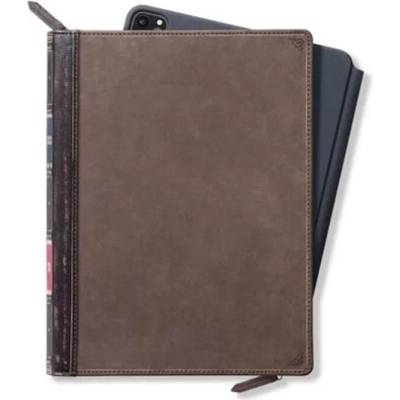 Twelve South BookBook V2 - уникален кожен калъф с отделение за Apple Pencil за iPad Pro 11 (2020) (кафяв)