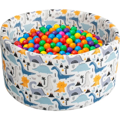 Aga suchý bazén 90 x 40 cm s míčky Dinosauři – Zboží Dáma