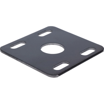 Platňa 119 x 119 x 5 mm, bez úpravy s dierou ø 36 mm