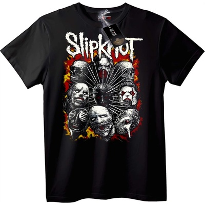 NOONEBRAND Тениска Slipknot Черепи Група - S, White
