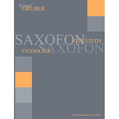 Bärenreiter Rudolf Gruber Saxofonové etudy – Sleviste.cz