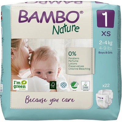 Abena Bambo Nature 1 2-4kg 22ks