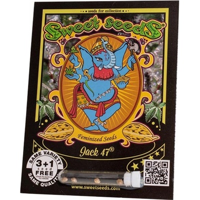 Sweet Seeds Jack 47 semienka neobsahujú THC 3 ks