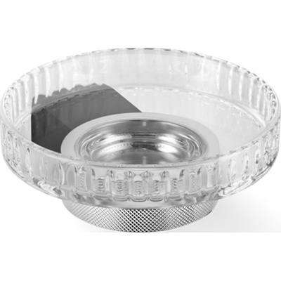 DECOR WALTHER Сапунерка Club релефна стенна черна мат-хром (0857860)