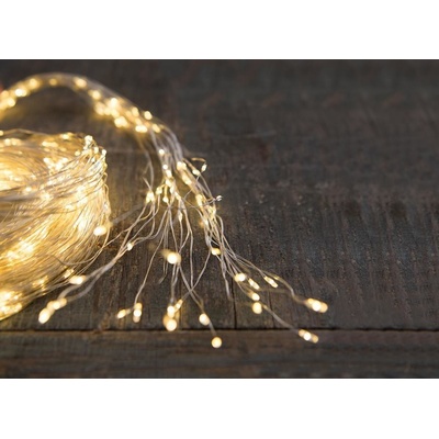 MagicHome Reťaz Vianoce Twisted Stars 1200S 1200 LED teplá biela jednoduché svietenie 230 V 50 Hz IP44