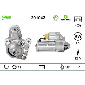 Startér VALEO 201042