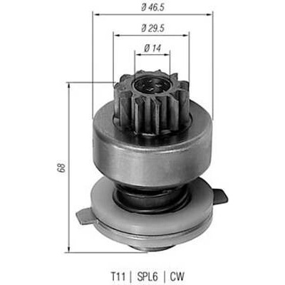 MAGNETI MARELLI Pastorek, startér 940113020048