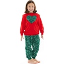 Jaks pyžamo s hvězdičkami a srdíčkem zelené