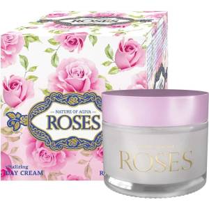 Nature of Agiva Витализиращ дневен крем Nature of Agiva Roses Royal, С натурална розова вода, 50 мл (AGIVA-537)