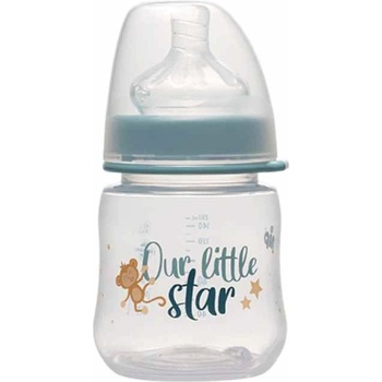 Image 1 of Nip Бебешко шише NIP - РР, Flow S, 0 м+, 150 ml, Boy (4000821350557)