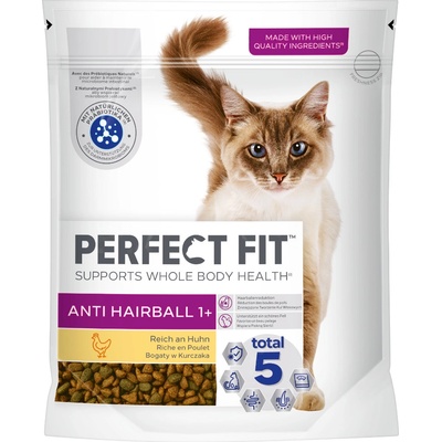 Perfect Fit Anti Hairball 1+ s kuracím 0,75 kg