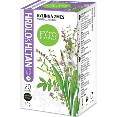 Fytopharma hrdlo a hltan bylinný čaj 20 x 1,5 g