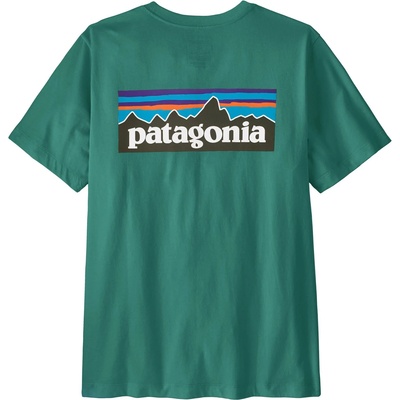 Patagonia Мъжка тениска Patagonia P-6 Logo T-Shirt - Gem Green (216-8012-0213)
