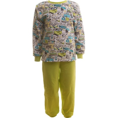 Pyžamo ROBOTI MKcool P zelené