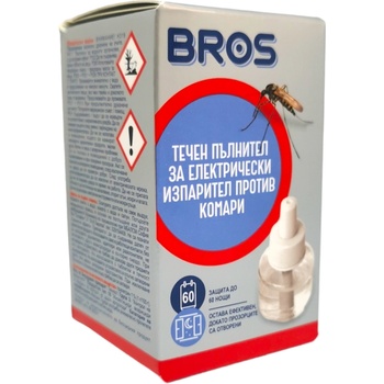 BROS течен пълнител за електрически изпарител против комари, 40мл