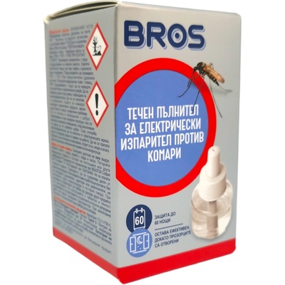 BROS течен пълнител за електрически изпарител против комари, 40мл