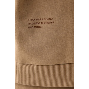 MM by Max Mara суичър с качулка дамски с памук MMLMITICO (2626926058600)