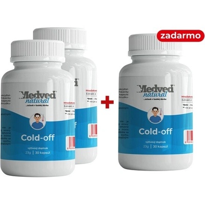 Medveď natural 3x Cold-off 30 kapsúl