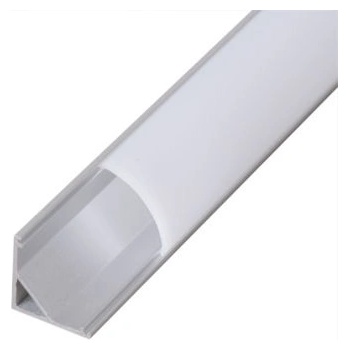 Алуминиев Профил 2м за led Лента (Ъглов) (0836)