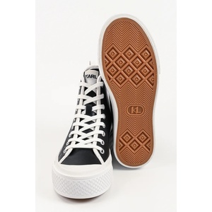 KARL LAGERFELD Kampus Max V високи кецове дамски от кожа (KL60545.000)