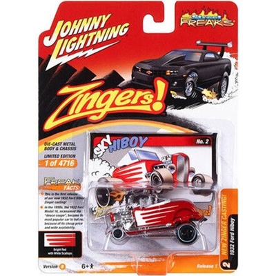 Johnny Lightning Ford Hiboy 3 1932 červený 1:64