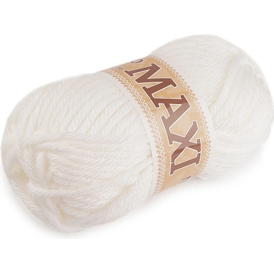 Prima-obchod Pletací příze Jumbo Maxi 100 g, barva 1 (903) bílá mléčná
