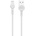 DeTech Кабел за данни DeTech DE-C35C, Type-C, 1.0m, White - 40190 (DE-40190)