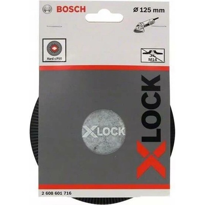 Bosch Podpěrný talíř X-LOCK 125 mm, tvrdý