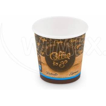 WIMEX s. r. o WIMEX s. r. o. Хартиена чаша "Coffee to go" Ø62 мм 110 ml `XS: 0, 08L/4oz` [50 бр. ]