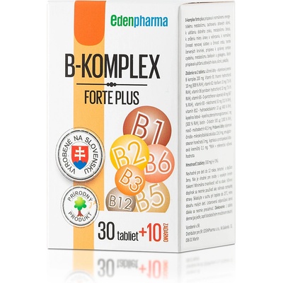 EdenPharma B-komplex Forte Plus 40 tabliet