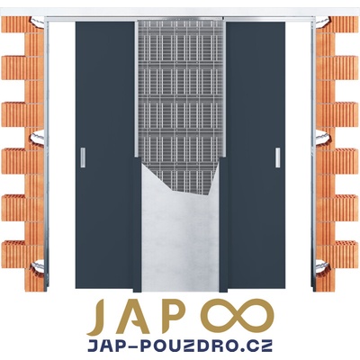 JAP 720 Norma Line 2 x 700 x 1970 mm zdivo levé