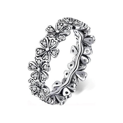 P&J Jewellery Stříbrný prsten Květinky SRP25