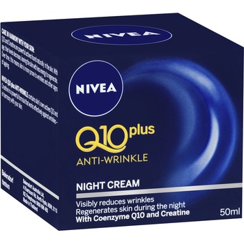 Nivea Visage Q10 Plus nočný krém proti vráskam 50 ml
