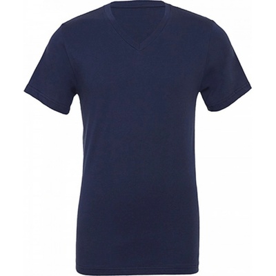 Bella+Canvas tričko Jersey V-Neck královská modrá