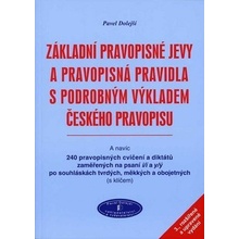 Základní pravopisné jevy a pravopisná pravidla s podrobným