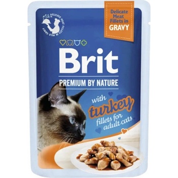 Brit Premium Cat Delicate Fillets in Gravy with Turkey 85 g