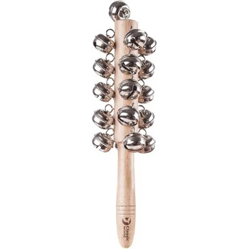 Classic World Детска играчка Музикален инструмент - дървен стик със звънчета - Classic World