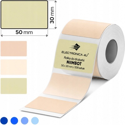 Samolepicí štítky samolepky termální pro Niimbot B1 B21 B3S B31 50x30