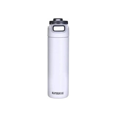 KAMBUKKA Бутилка за вода двустенна, 600мл, Kambukka Elton Insulated с капак 3 в 1 Snapclean®, Chalk White