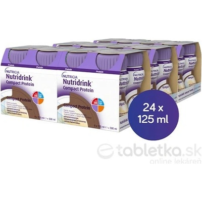 Nutridrink Compact Protein chladivého kokosu 24 x 125 ml