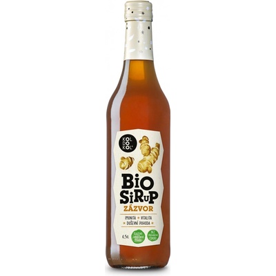 Koldokol sirup Zázvor BIO BEZ PŘIDANÉHO CUKRU 0,5 l