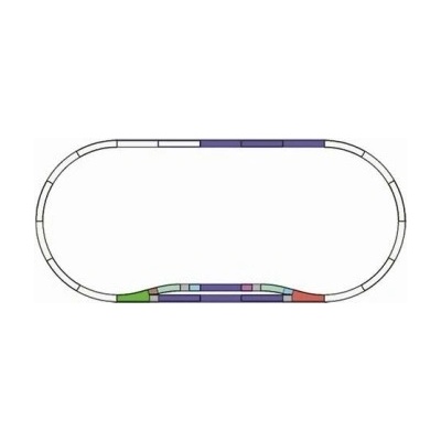 set modelového kolejiva Tillig 01833 TT 1:120