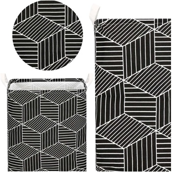 Springos Кошница за съхранение 35л - черен (HA0105)