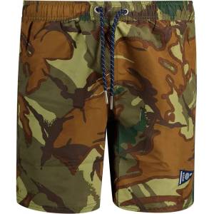 Superdry Бански гащета Superdry Vintage Varsity swimming shorts - Green (Outline Camo Dark)