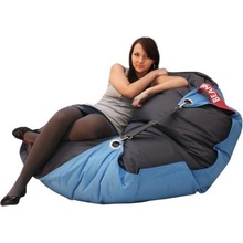 BeanBag 189x140 duo dark gray cyan