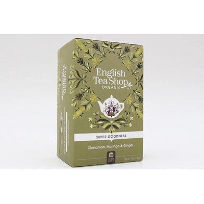 English Tea Shop Skořice moringa a zázvor Super Veggie Tea 20 vreciek
