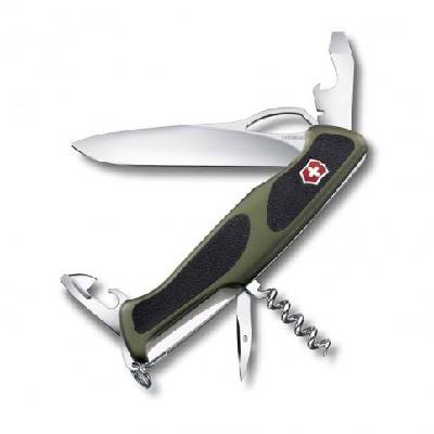 VICTORINOX VICTORINOX 0.9553.MC4 RANGERGRIP 61 KAPESNÍ NŮŽ, Barva čierno-zelená
