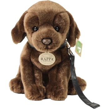 Image 1 of Rappa Плюшена играчка Rappa Еко приятели - Кафяв лабрадор с каишка, 25 cm (230149)